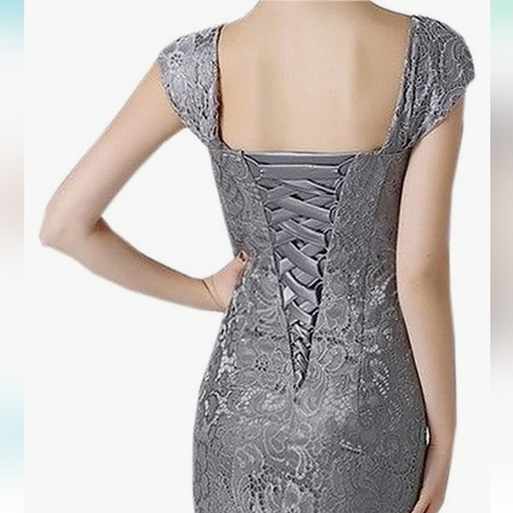 NWOT  Mother Of The Bride/Groom brocade dress with duster - Picture 3 of 3